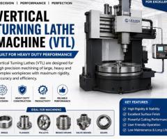 Vertical Turning Lathe Machine (VTL) Manufacturers in India