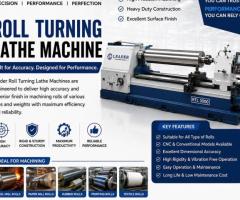 Roll Turning Lathe Machine Manufacturer in India | Heavy Duty & CNC Model