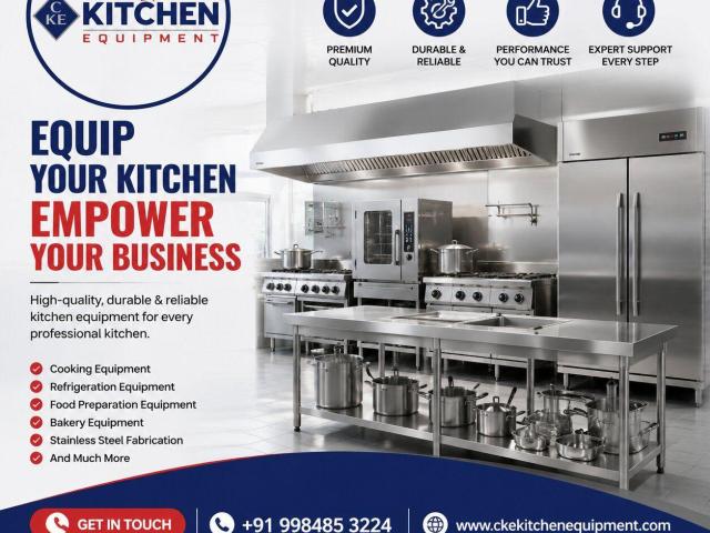 Commercial Kitchen Equipment Manufacturer in Kanpur